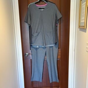 Med Couture Charcoal Scrub Ensemble